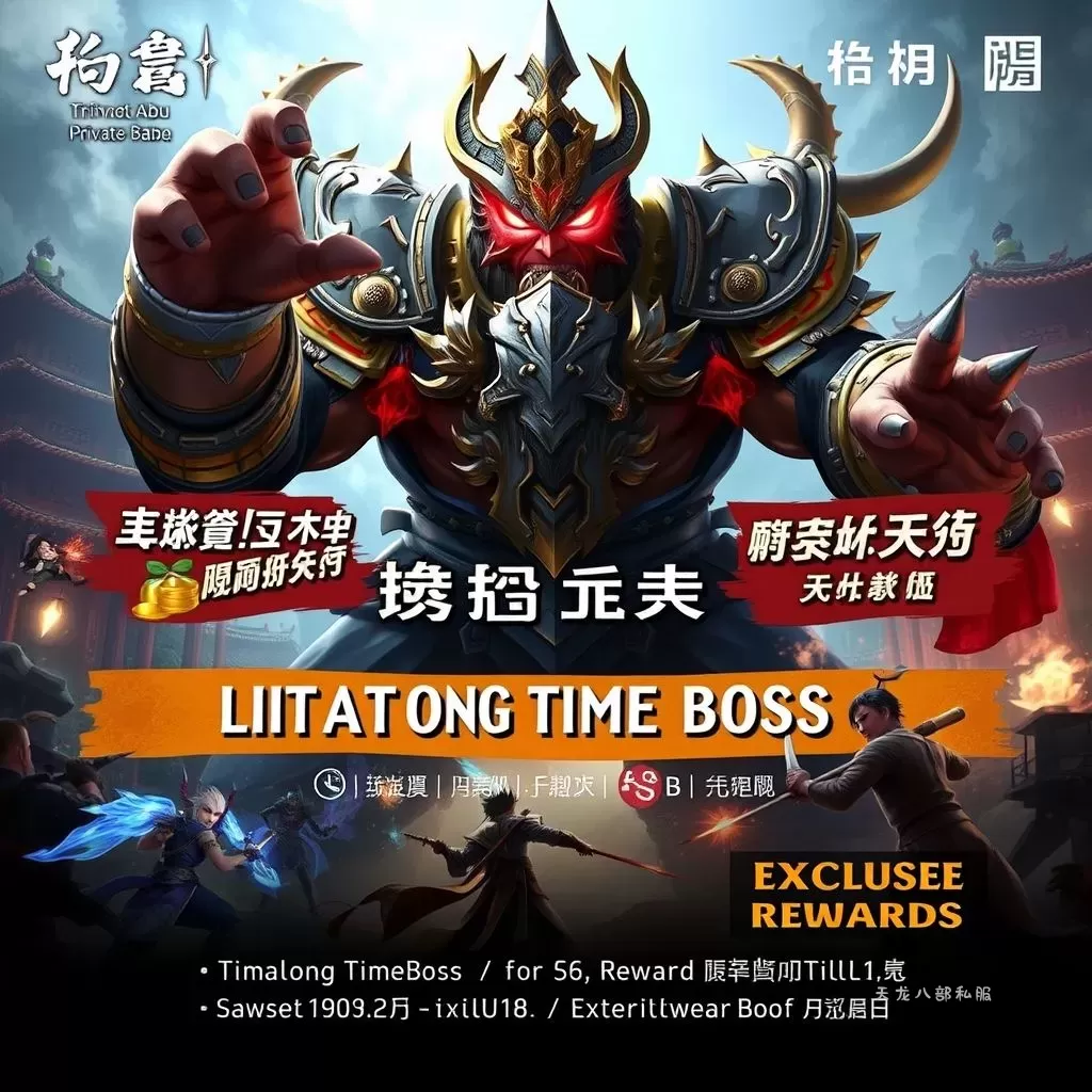 天龙八部公益服活动玩法:限时 BOSS 击杀奖励解析-天龙八部私服