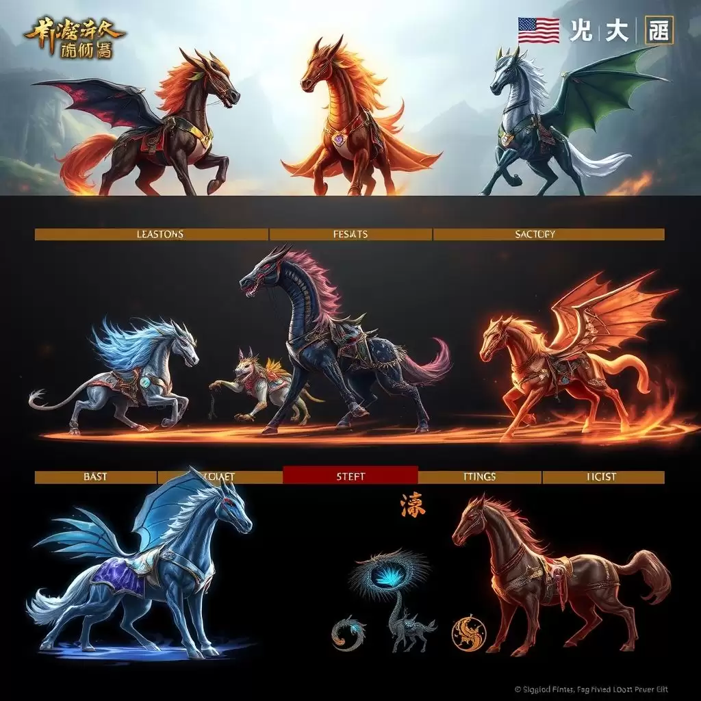 天龙八部私服门派坐骑进化：高阶形态获取-天龙八部私服