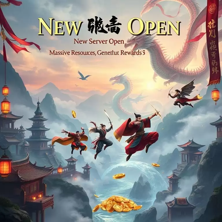 天龙八部新开服海量资源等你领取,福利大放送,天龙八部开服活动-天龙八部私服